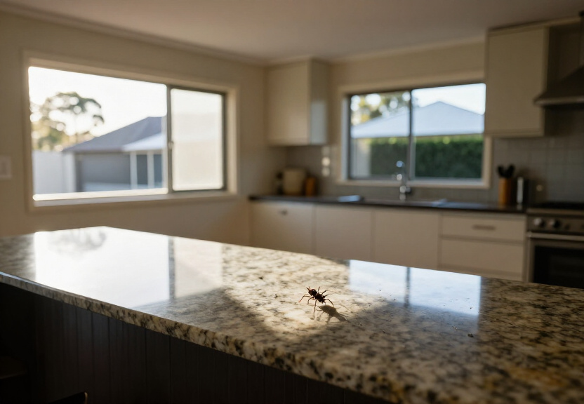 Office kitchen in Chatswood after ant treatment